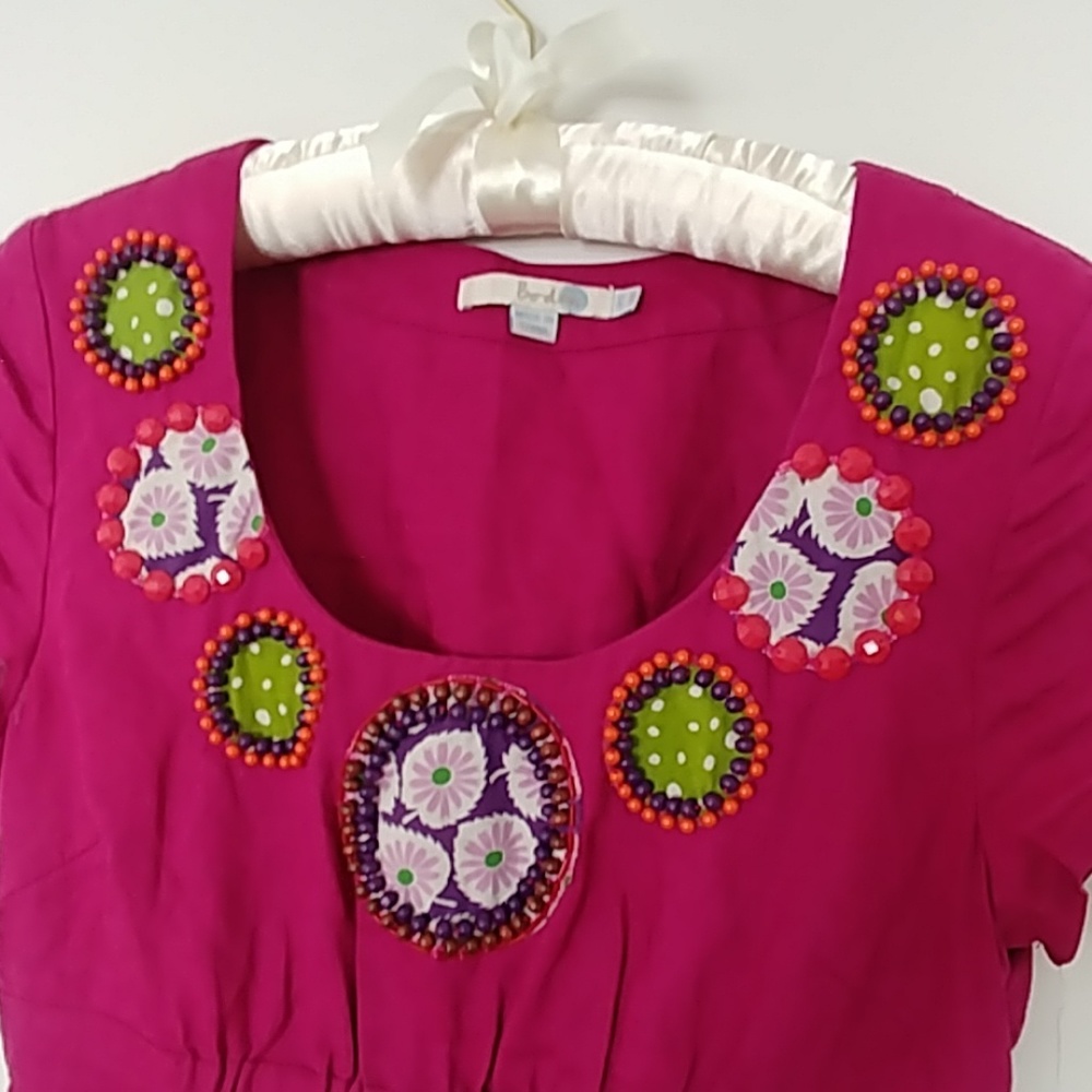 EUC Boden short-sleeve tunic with beading